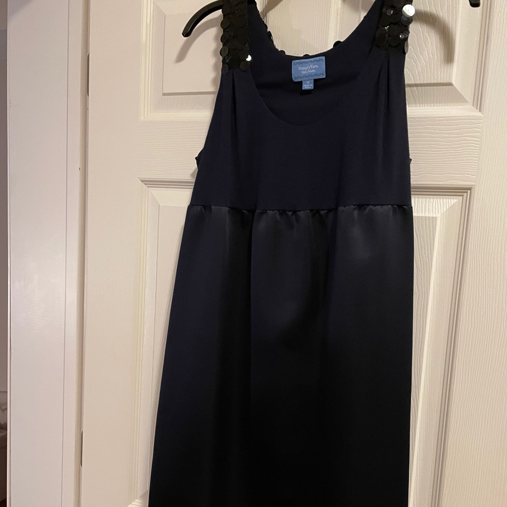 NWOTS NAVY BLUE 12 sleeveless dress